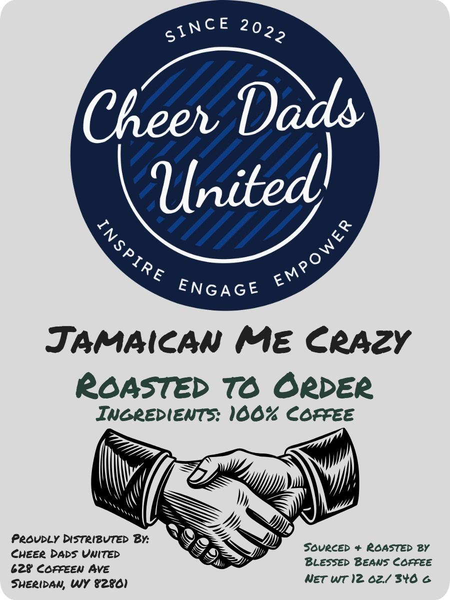 Cheer Dads Jamaican Me Crazy