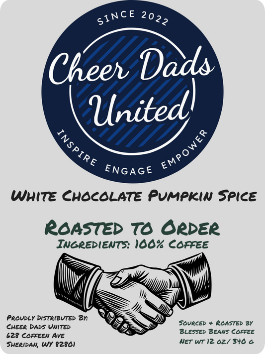 Cheer Dads White Chocolate Pumpkin Spice