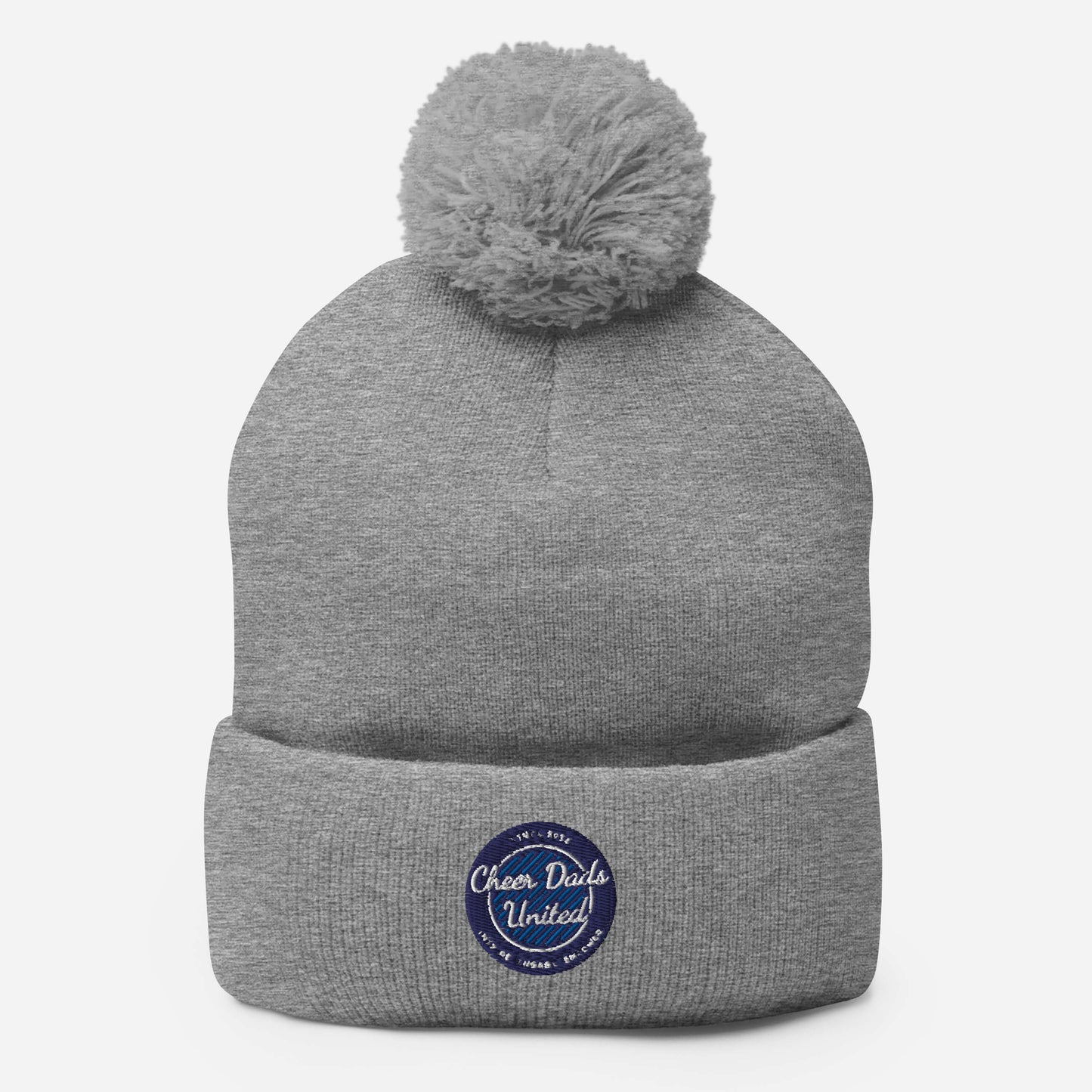 Cheer Dads United Logo Pom Beanie