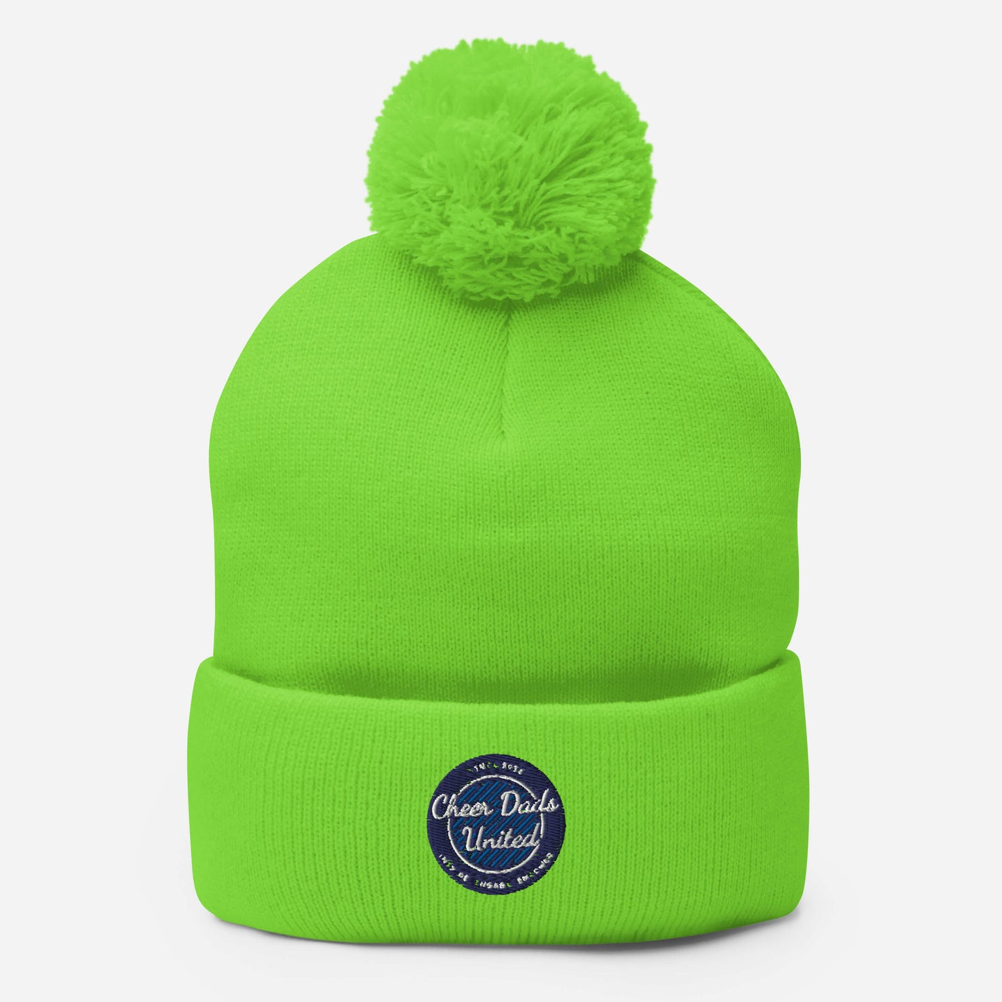 Cheer Dads United Logo Pom Beanie