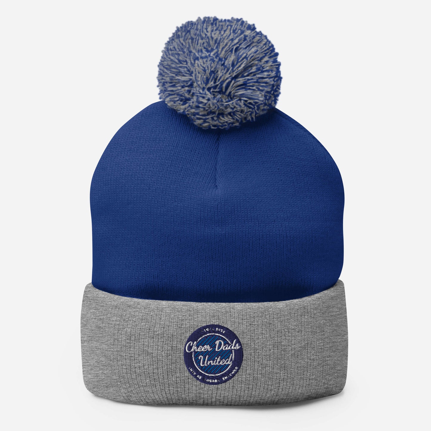 Cheer Dads United Logo Pom Beanie