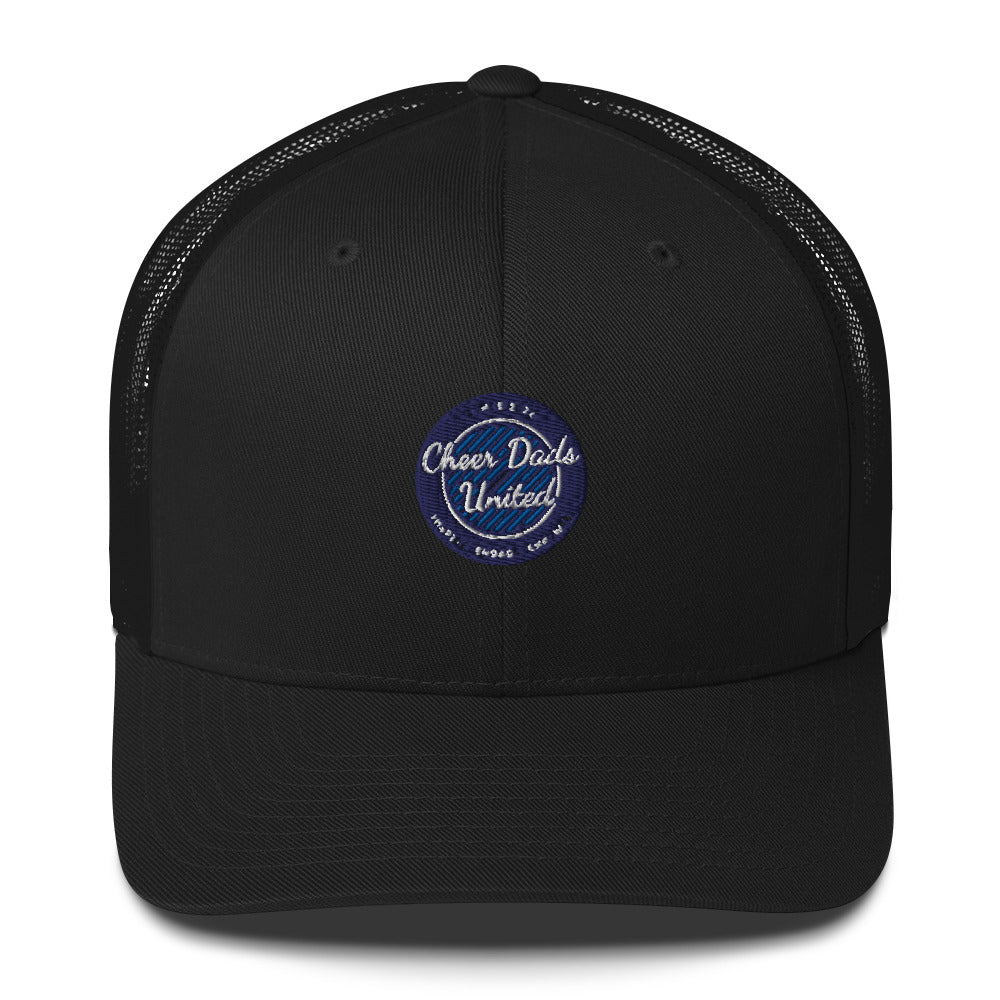 Cheer Dads United Logo Retro Trucker