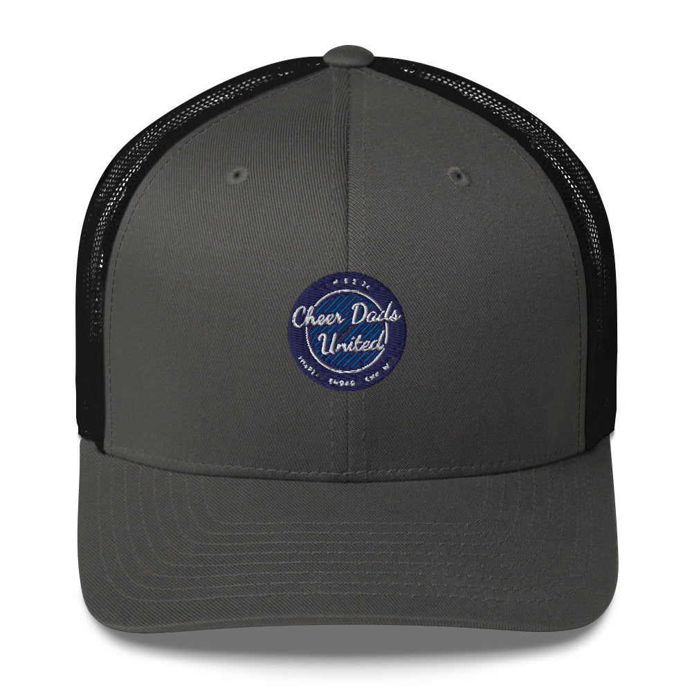 Cheer Dads United Logo Retro Trucker