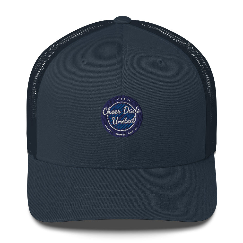 Cheer Dads United Logo Retro Trucker