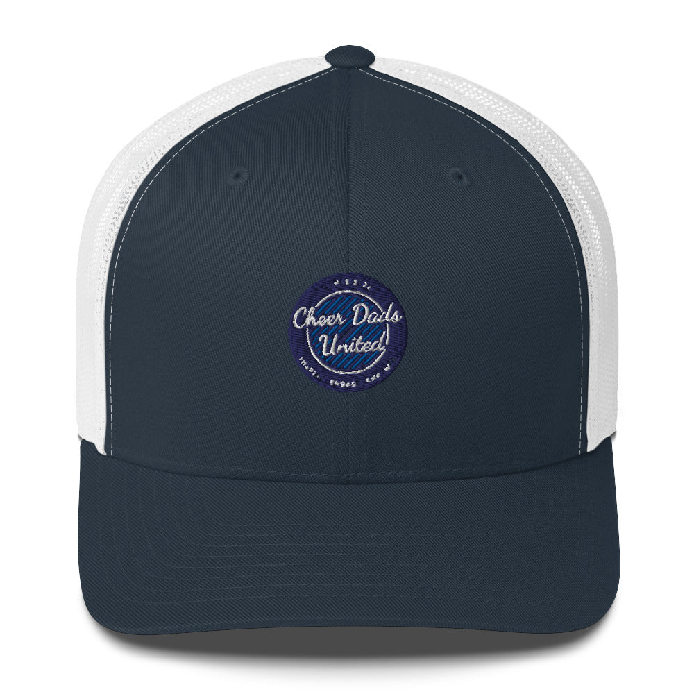 Cheer Dads United Logo Retro Trucker