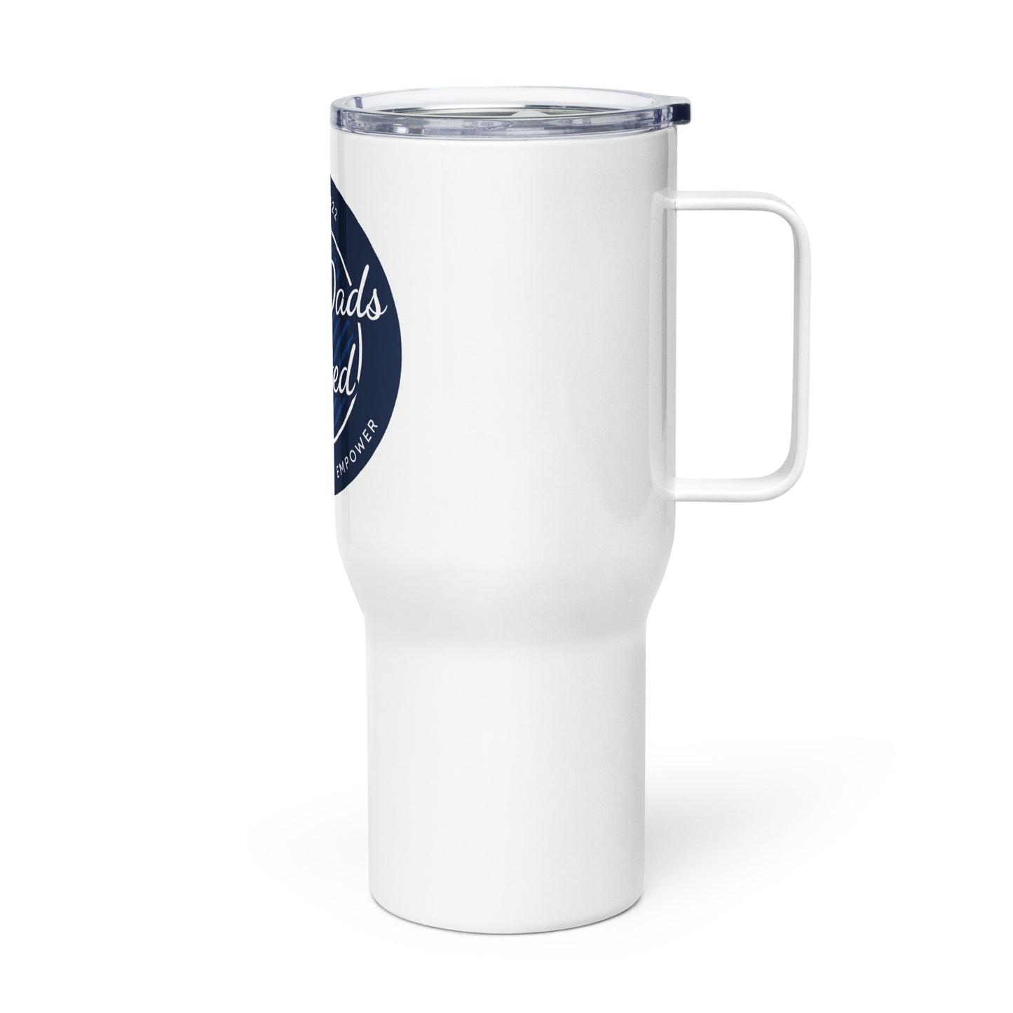 Cheer Dads United Travel Mug with Handle