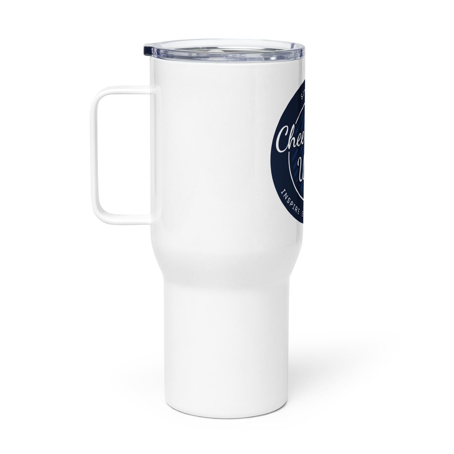 Cheer Dads United Travel Mug with Handle