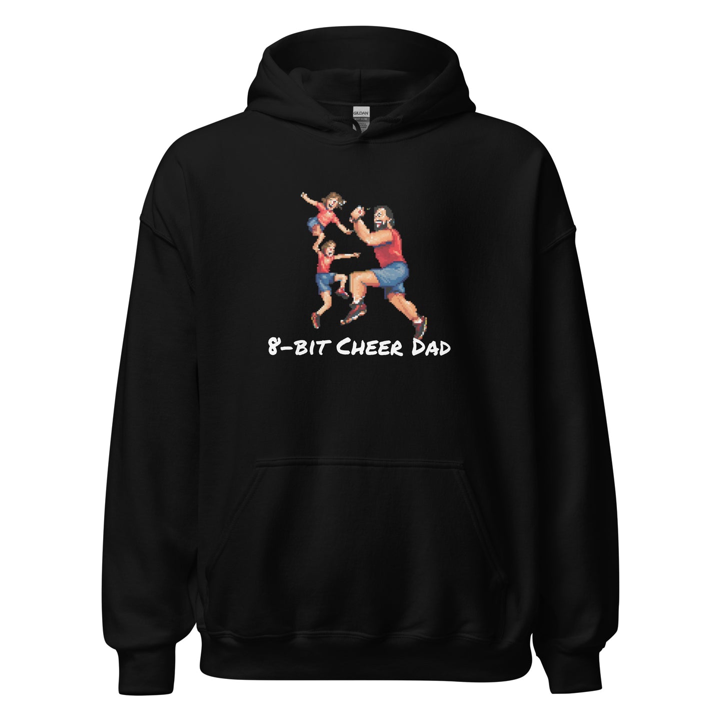 8-Bit Cheer Dad Hoodie