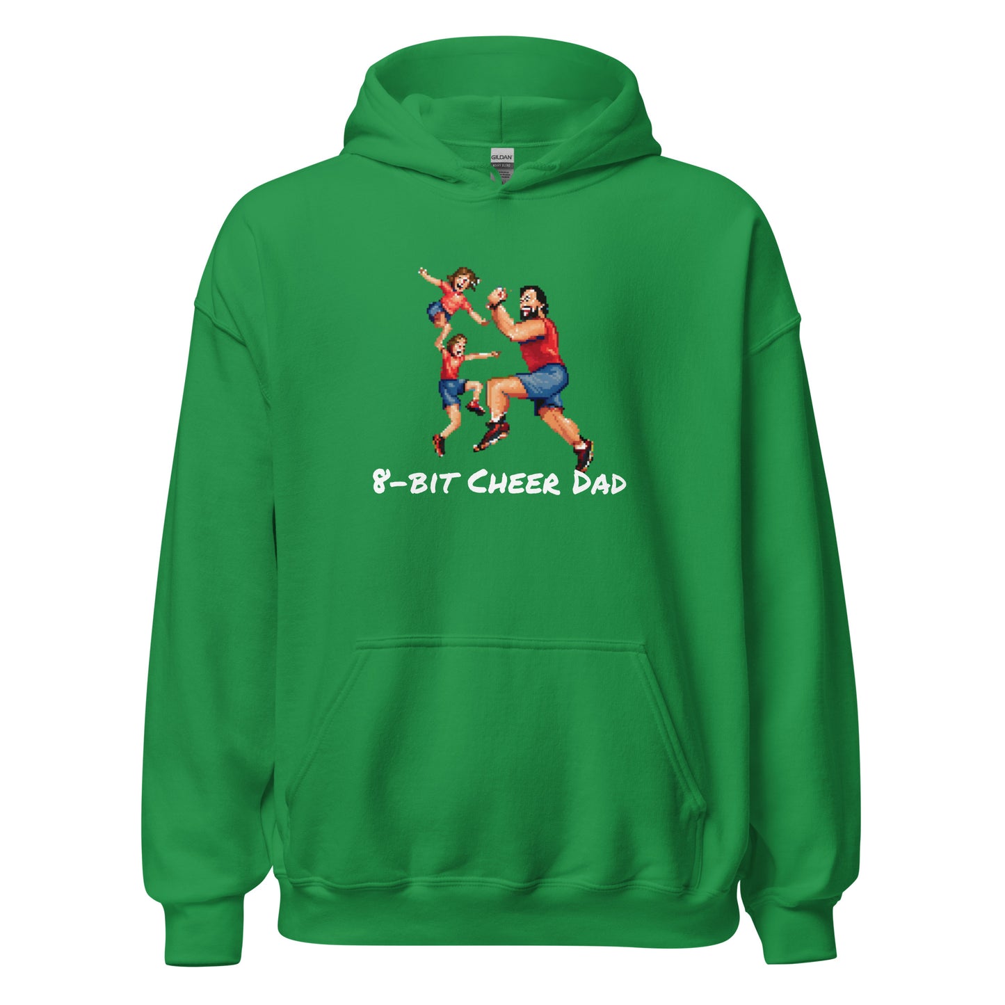 8-Bit Cheer Dad Hoodie