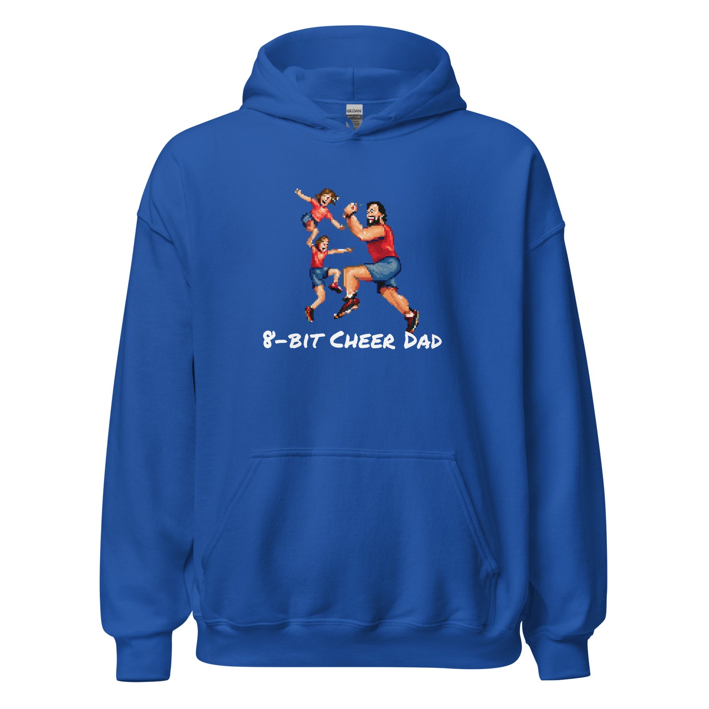 8-Bit Cheer Dad Hoodie