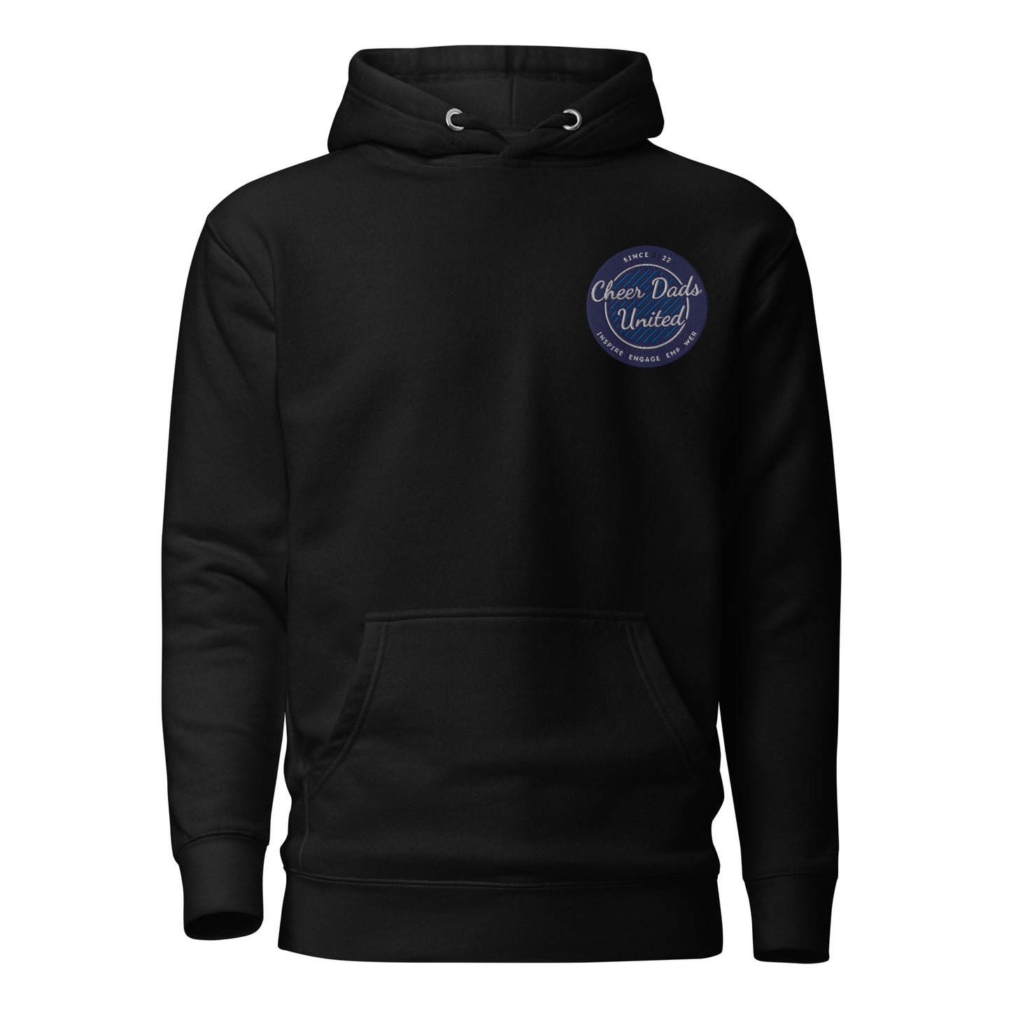 Cheer Dads United Embroidered Logo Hoodie