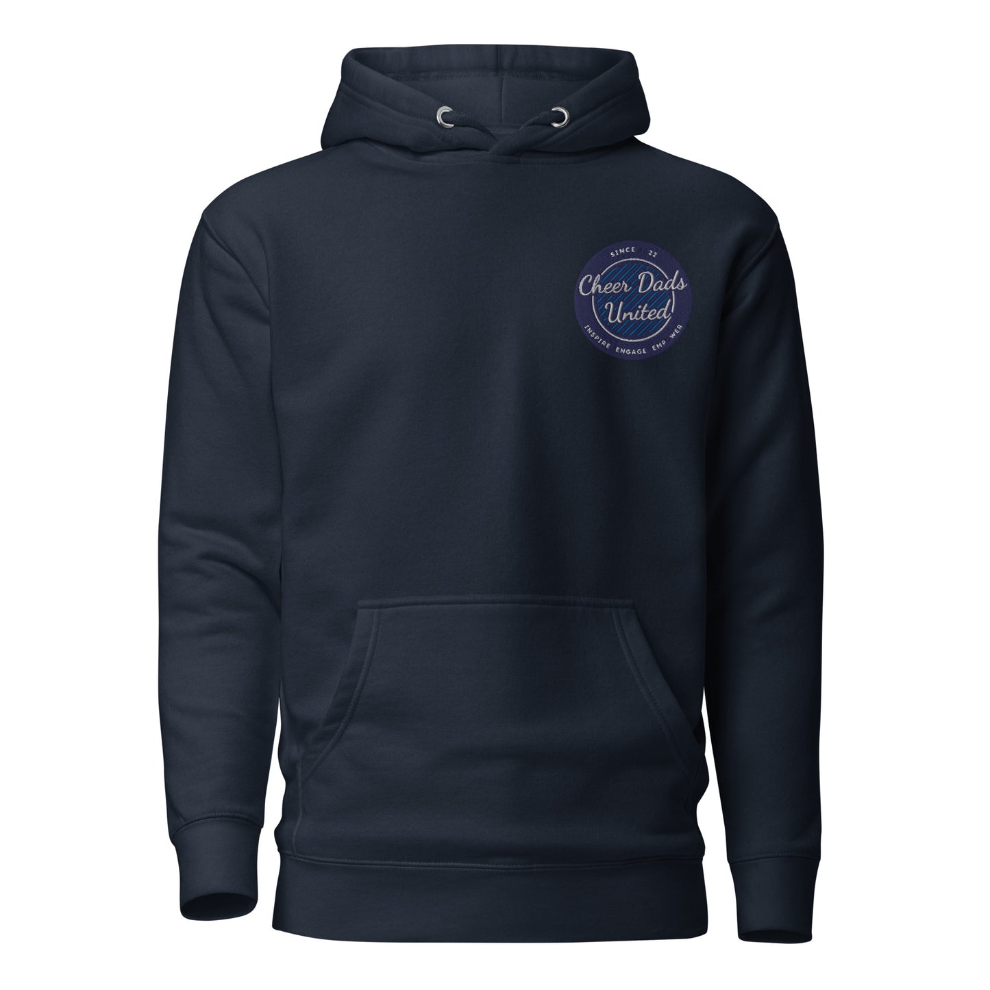 Cheer Dads United Embroidered Logo Hoodie