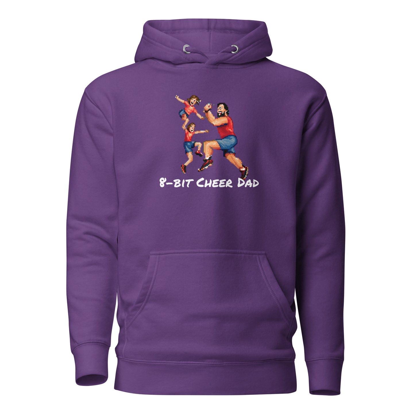 8-bit Cheer Dad Hoodie