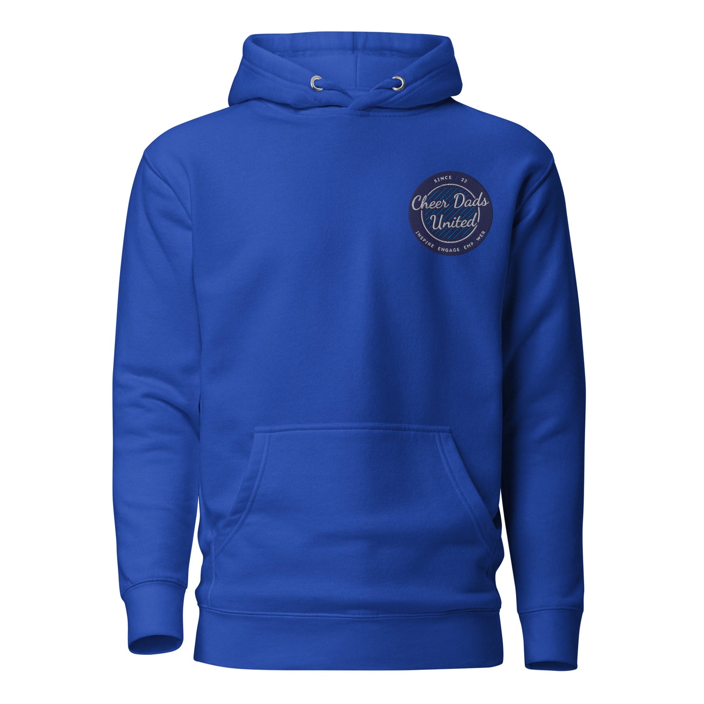 Cheer Dads United Embroidered Logo Hoodie