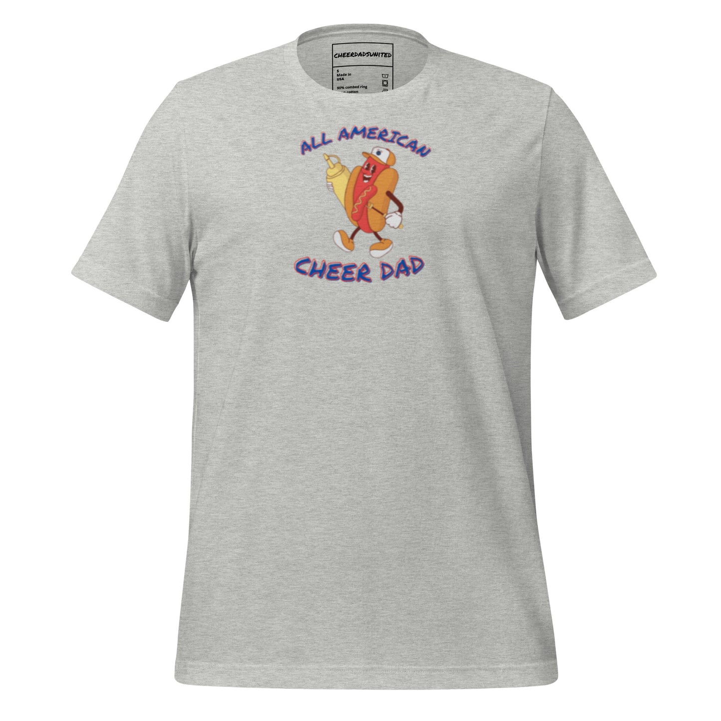 All American Cheer Dad Made in USA T-Shirt