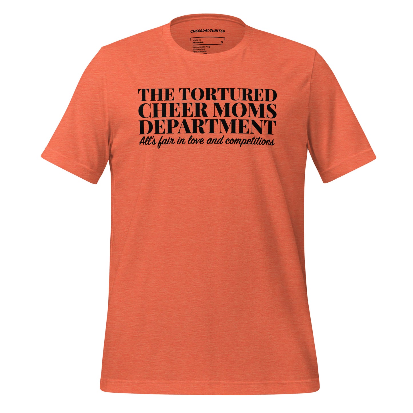 Tortured Cheer Moms Dept T-Shirt