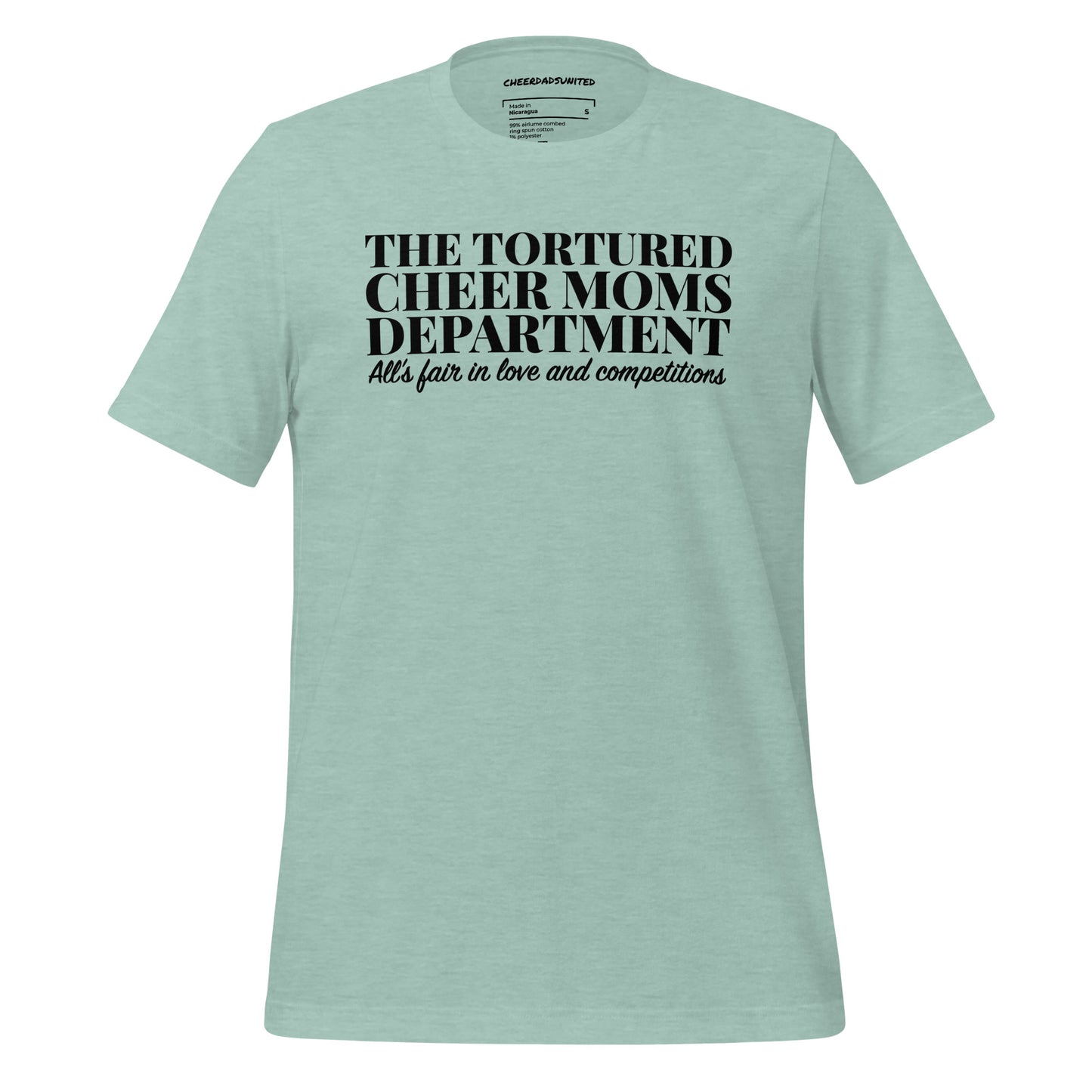 Tortured Cheer Moms Dept T-Shirt