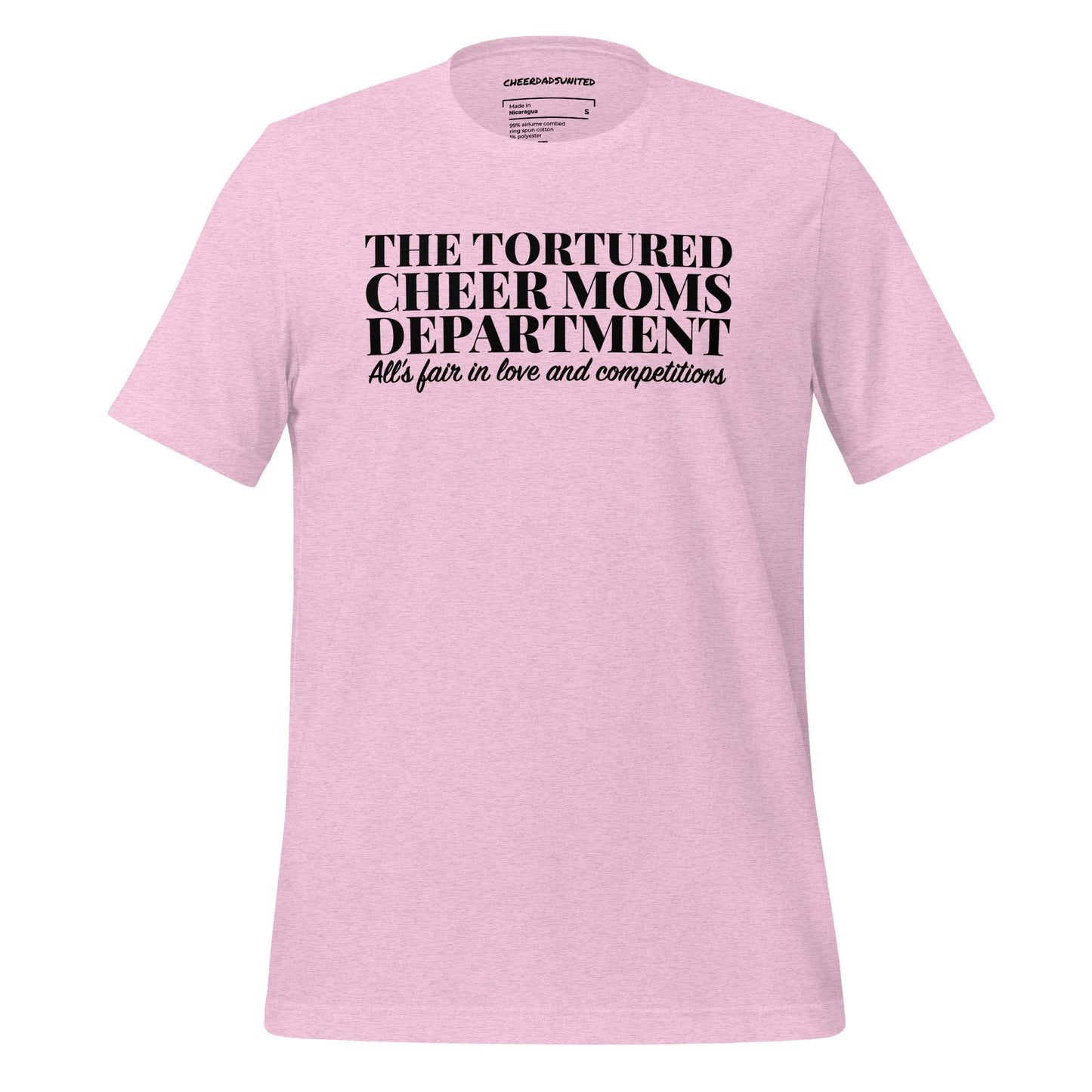 Tortured Cheer Moms Dept T-Shirt